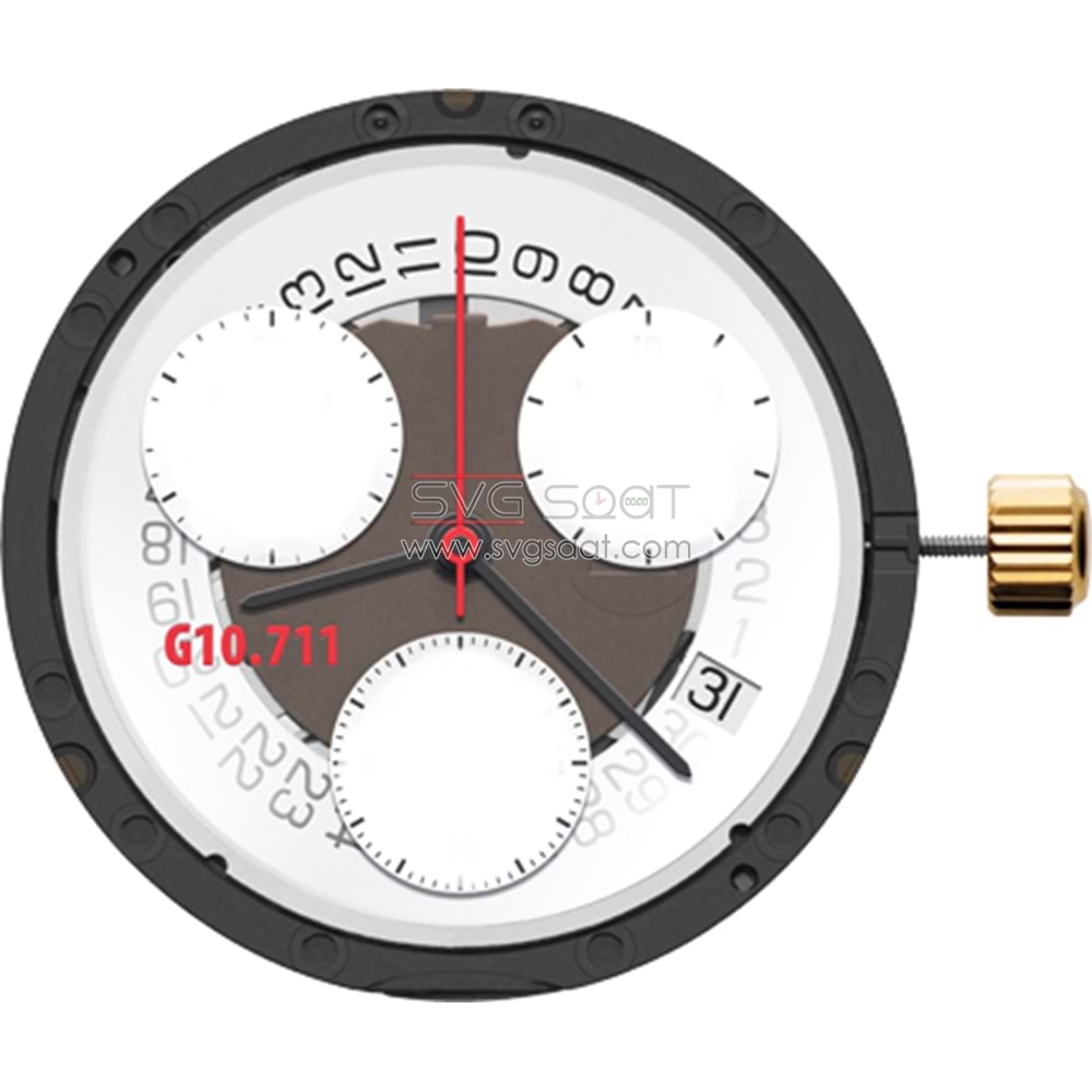 ETA G10.711-3D SAAT MAKİNASI - İADESİZ