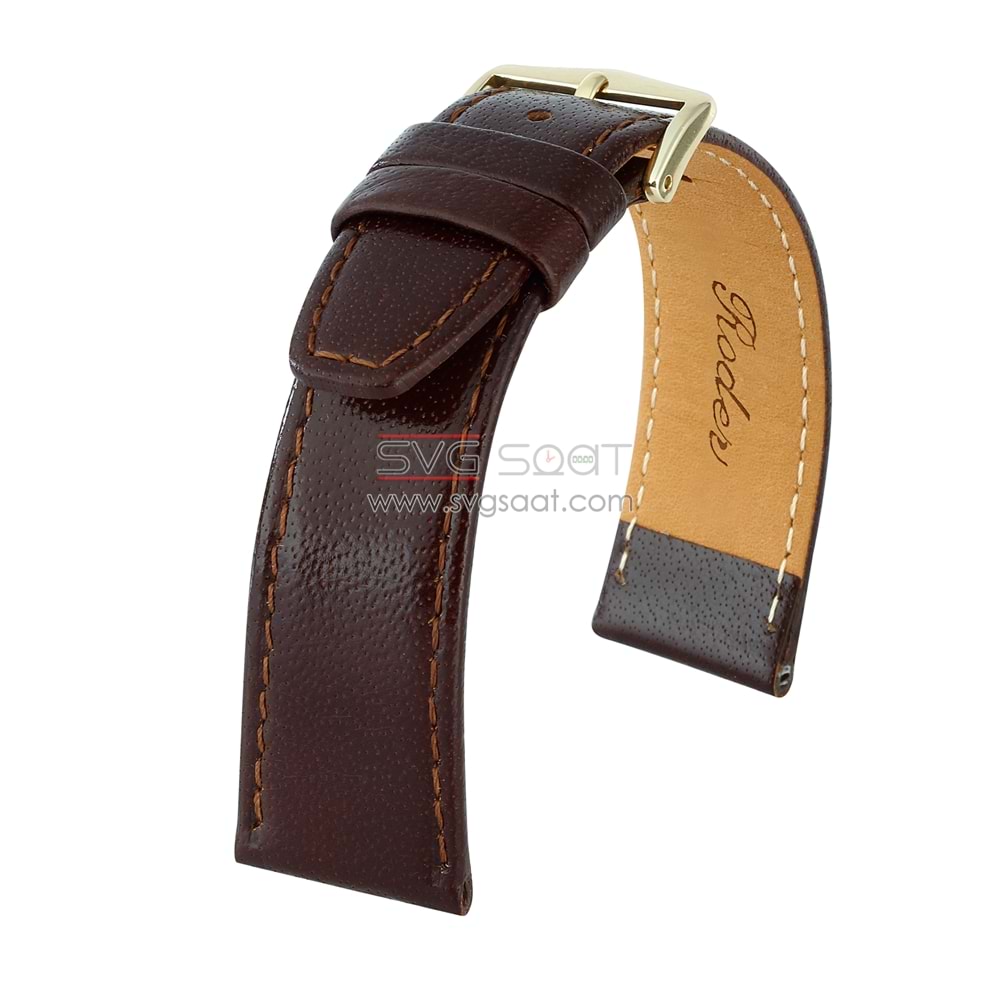 R4150S RODER DERİ KAYIŞ - KAHVERENGİ