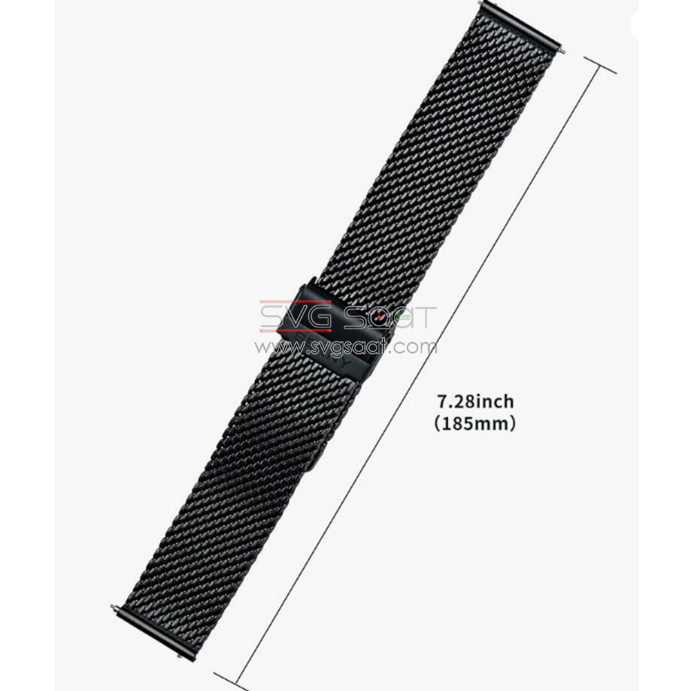 PASLANMAZ ÇELİK KORDON MK1003 - BL - 22MM