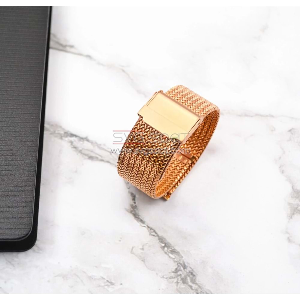 PASLANMAZ ÇELİK KORDON MK1002-GOLD - 24MM