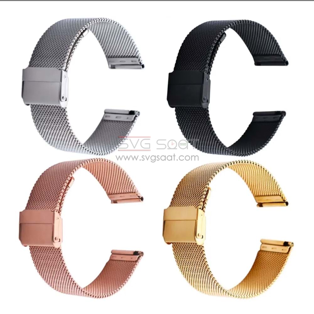 PASLANMAZ ÇELİK KORDON MK1002-SILVER - 24MM