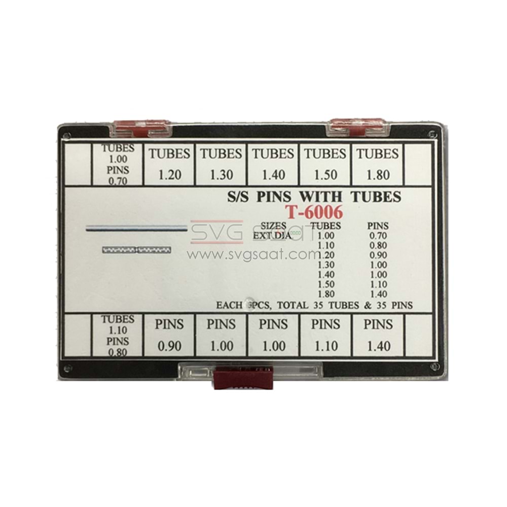 T-6006 BORU TİPİ SAAT PİM SETİ