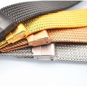 PASLANMAZ ÇELİK KORDON MK1002-GOLD - 24MM