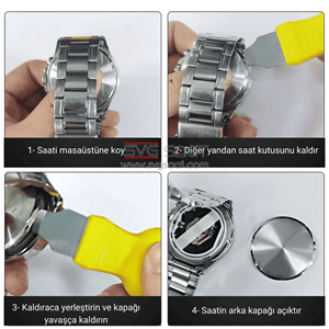 SAAT KAPAK AÇMA ÇAKISI T09-DTL-121 SARI TOPUZLU ÇAKI