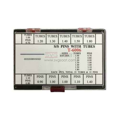 T-6006 BORU TİPİ SAAT PİM SETİ
