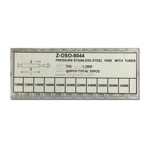 Z-OSO-8044 GEÇMELİ 1,3MM PİM SET